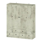 Armoire de chambre Armoire Armoire Dressing Tringle à vêtements Tiroir
