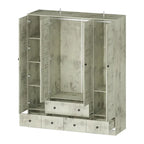 Armoire de chambre Armoire Armoire Dressing Tringle à vêtements Tiroir