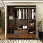 Armoire de chambre Armoire Armoire Dressing Tringle à vêtements Tiroir