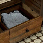 Armoire de chambre Armoire Armoire Dressing Tringle à vêtements Tiroir