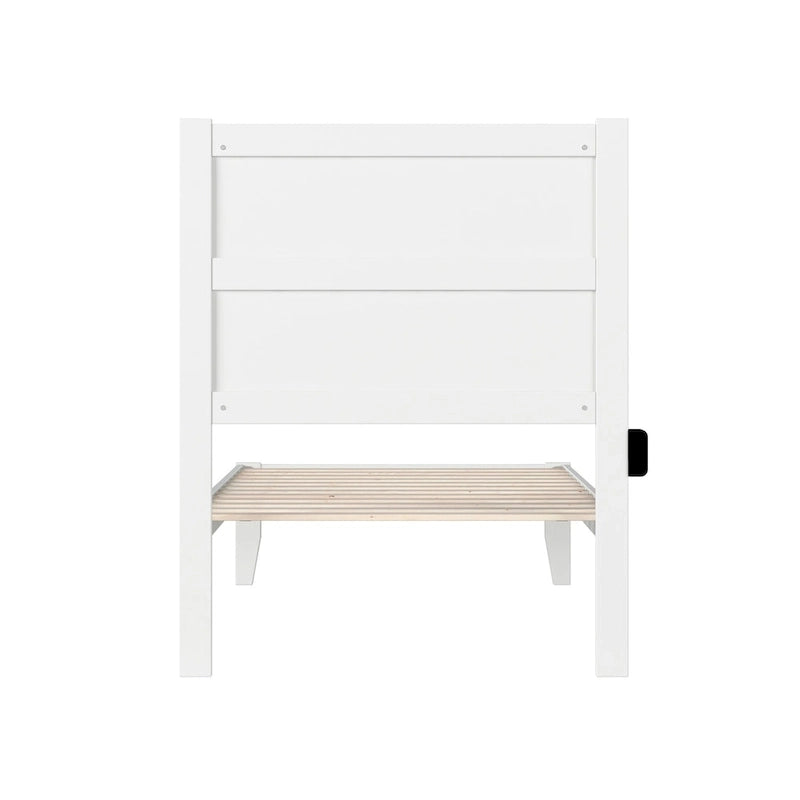 Lit simple NoHo blanc
