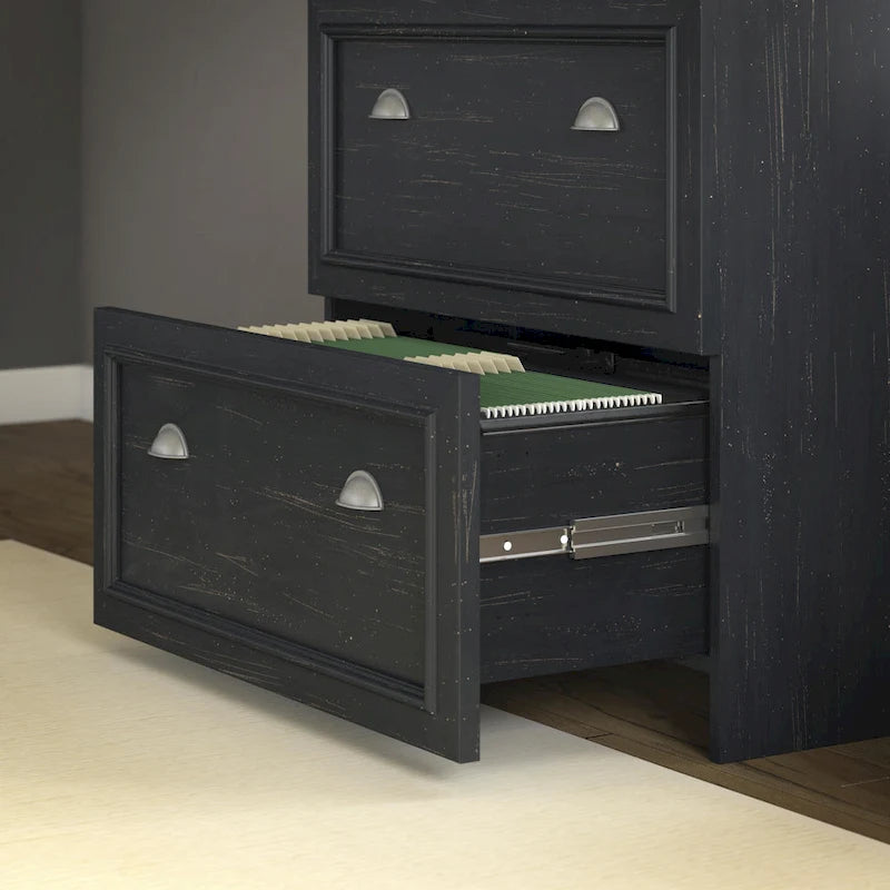 Bureau de 60 W avec huche et ensemble de rangement | Poste de travail pour bureau à domicile | Plusieurs finitions