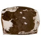 Pouf en fausse fourrure motif vache