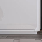 Table de chevet blanche à LED, Table de chevet moderne à LED, Table de chevet