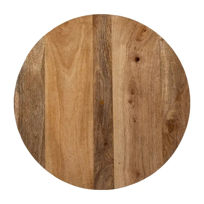 Table d'appoint sablier en bois de manguier | Bois massif naturel | Table d'appoint bohème pour le salon
