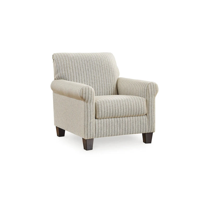 Fauteuil de salon marron/beige - 36 pouces de large x 36 pouces de profondeur x 36 pouces de hauteur