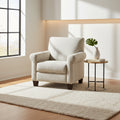 Fauteuil de salon marron/beige - 36 pouces de large x 36 pouces de profondeur x 36 pouces de hauteur