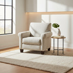 Fauteuil de salon marron/beige - 36 pouces de large x 36 pouces de profondeur x 36 pouces de hauteur
