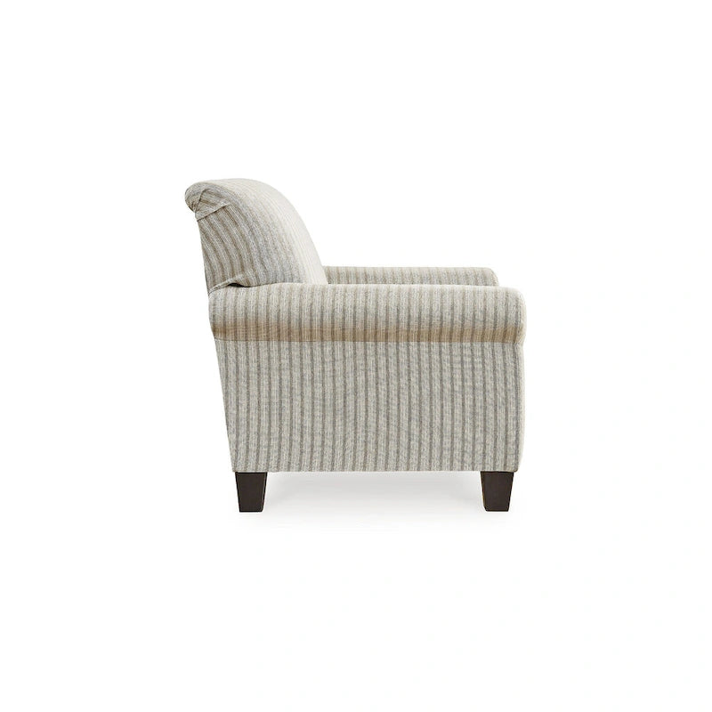 Fauteuil de salon marron/beige - 36 pouces de large x 36 pouces de profondeur x 36 pouces de hauteur