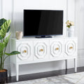 SAFAVIEH Chelsie 3 Door 2-Shelf Sideboard - 54 W x 14 D x 30 H - 54Wx14Dx30H