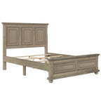 Lit Queen Vintage en Pin de Style Campagne Traditionnel