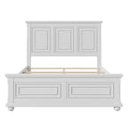 Lit Queen Vintage en Pin de Style Campagne Traditionnel