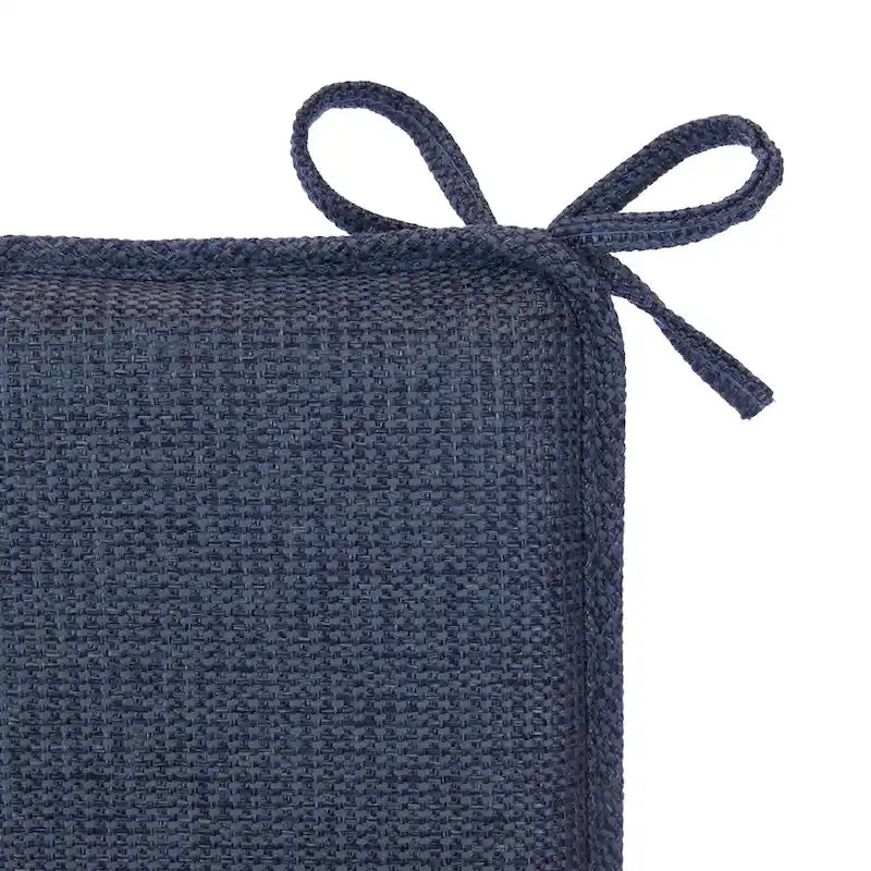 Ensemble de coussins réversibles en chenille pour fauteuil à bascule | Coussin d'assise et de dossier | Attaches antidérapantes