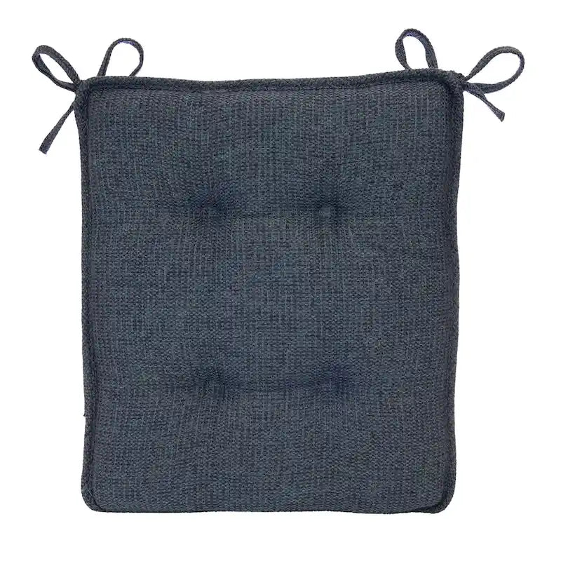 Ensemble de coussins réversibles en chenille pour fauteuil à bascule | Coussin d'assise et de dossier | Attaches antidérapantes
