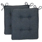 Ensemble de coussins réversibles en chenille pour fauteuil à bascule | Coussin d'assise et de dossier | Attaches antidérapantes