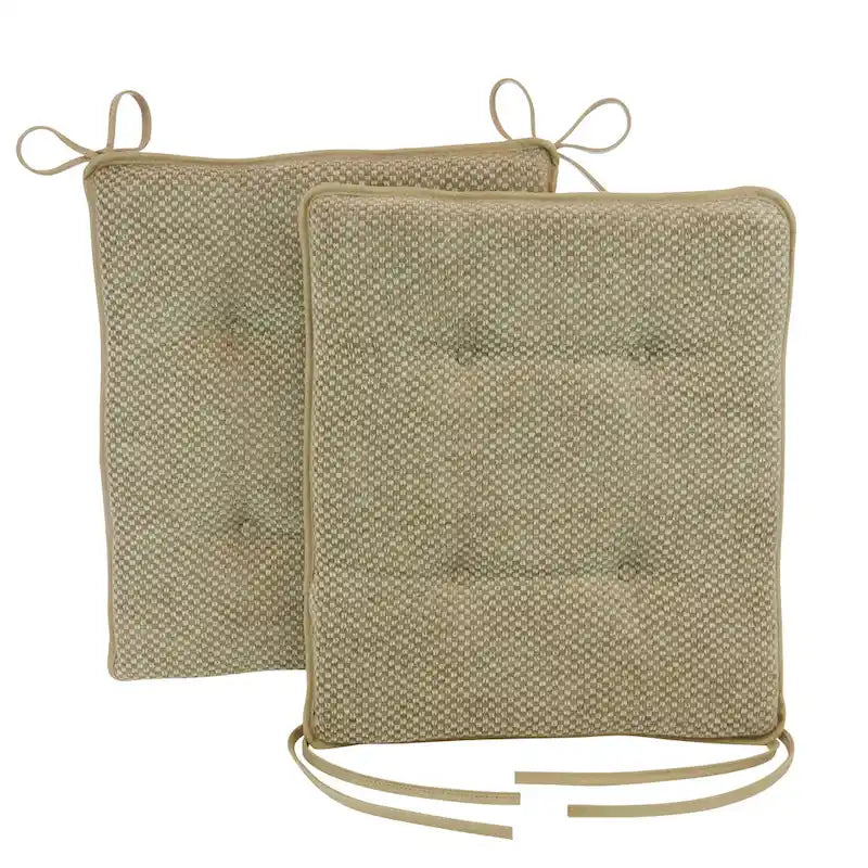 Ensemble de coussins réversibles en chenille pour fauteuil à bascule | Coussin d'assise et de dossier | Attaches antidérapantes