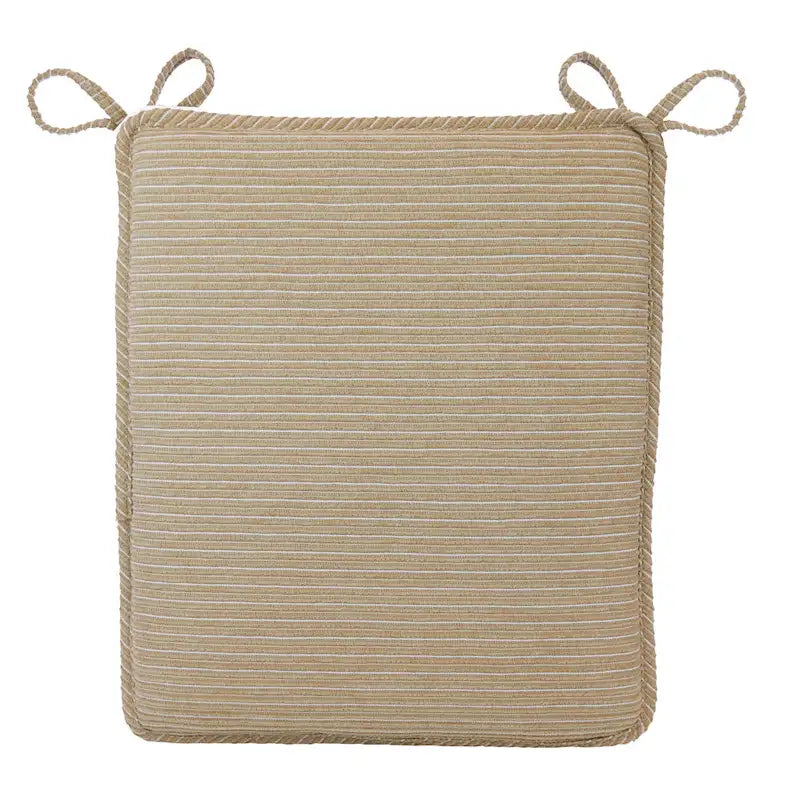 Ensemble de coussins réversibles en chenille pour fauteuil à bascule | Coussin d'assise et de dossier | Attaches antidérapantes