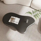 Table basse en bois en forme de nuage pour salon